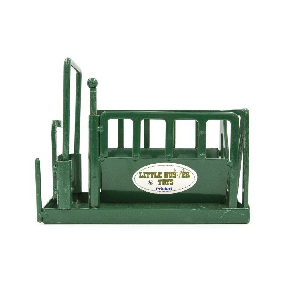 Little Buster Toys Metal Green Cattle Squeeze Chute