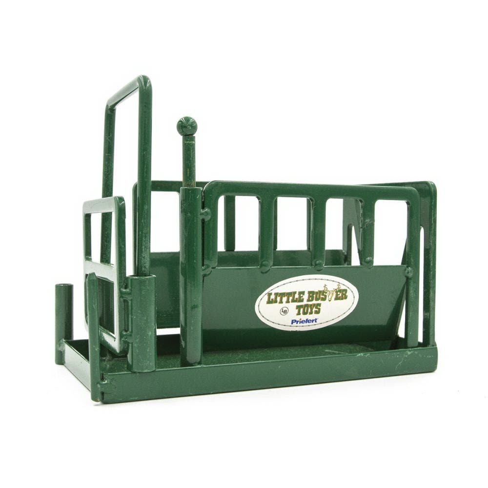 Little Buster Toys Metal Green Cattle Squeeze Chute