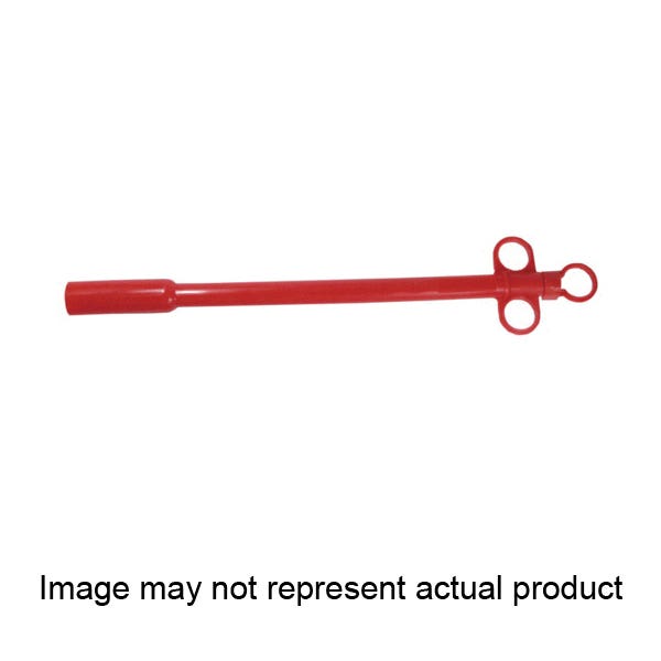 Agri?Pro Balling Gun Ribbed Head Polyethylene White 13.5 in