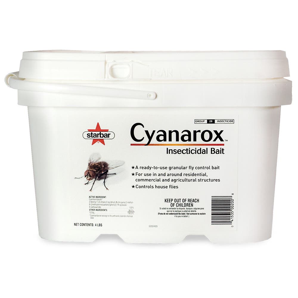 Starbar CYANAROX Insecticidal Bait, Granular, Amber, 4 lb