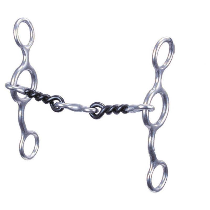 Reinsman Junior Cowhorse Snaffle Bit, 3/8 in, 5 in Mouth, Iron