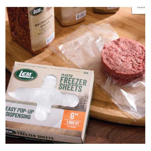 LEM Freezer Sheet, Polyethylene, White