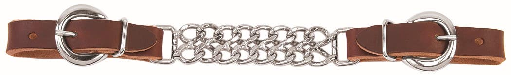 Weaver Leather Working Tack 4-1/2" Double Flat Link Curb Strap