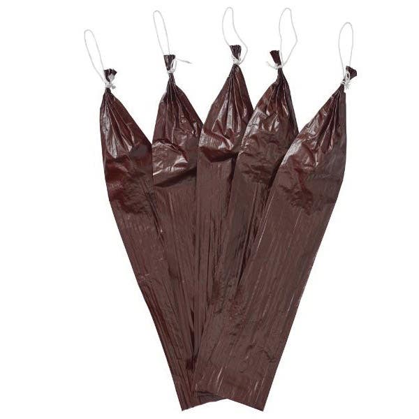 LEM Fibrous Casing, 1-1/2 in Dia, 12 in L, Paper/Pulp, Mahogany