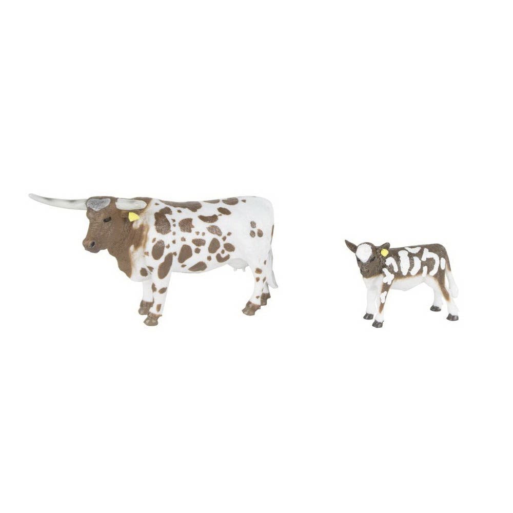 Big Country Toys Longhorn Cow and Calf Toy
