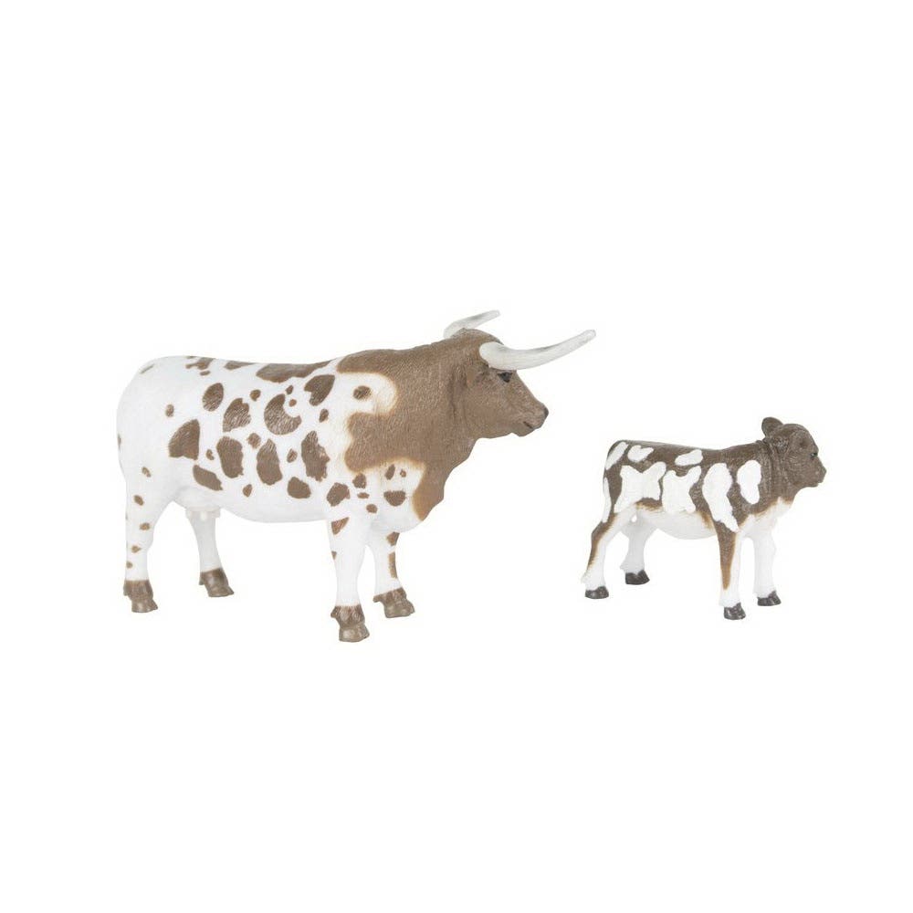 Big Country Toys Longhorn Cow and Calf Toy