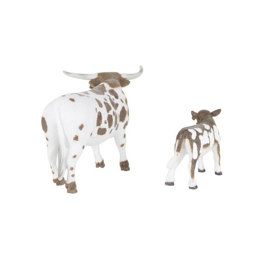 Big Country Toys Longhorn Cow and Calf Toy