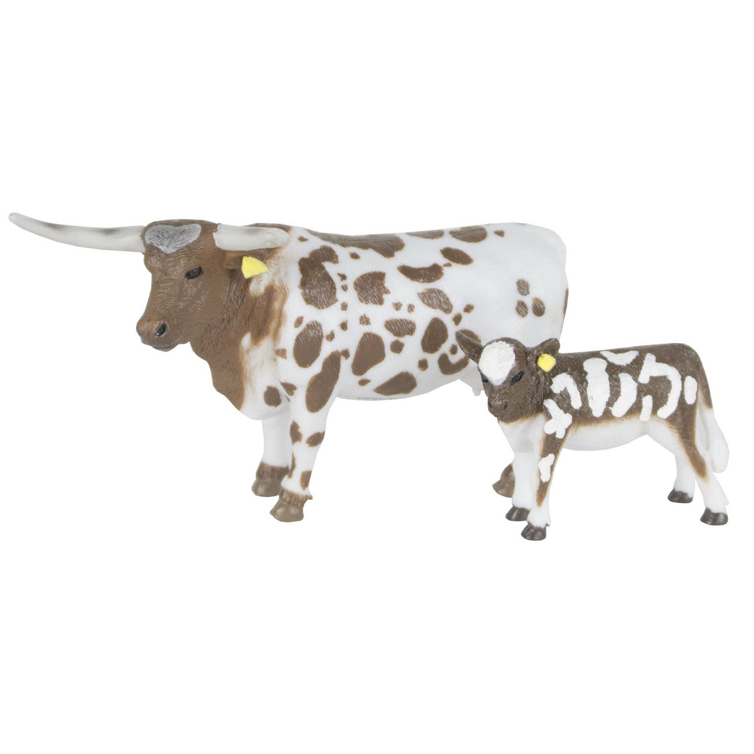 Big Country Toys Longhorn Cow and Calf Toy
