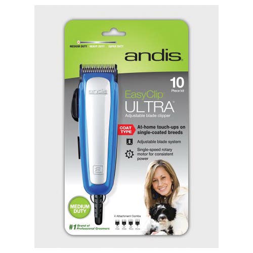 Andis Blade Clipper Kit, Adjustable, Polymer, Blue