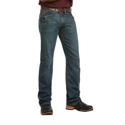 Ariat Rebar M5 Series Jeans, 34 in, 34 in L, Ironside, Slim, Straight, Stretchable