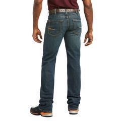 Ariat Rebar M5 Series Jeans, 35 in, 34 in L, Ironside, Slim, Straight, Stretchable