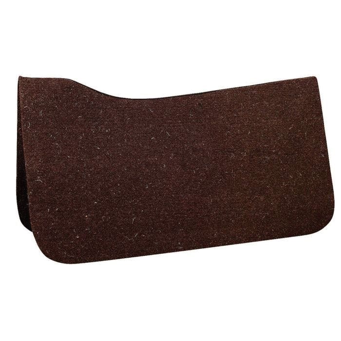 Reinsman Square Contour Under Saddle Pad, Horse, 3/8 in Thick, Wool