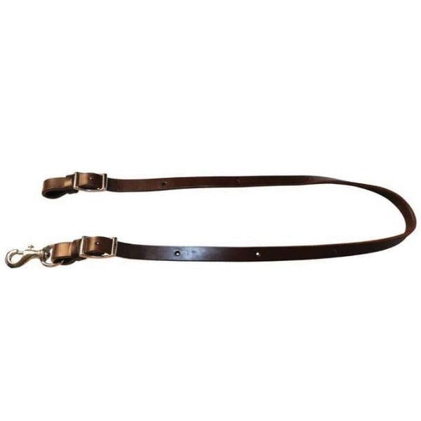 Circle Y Tie-Down Strap, Leather, Walnut