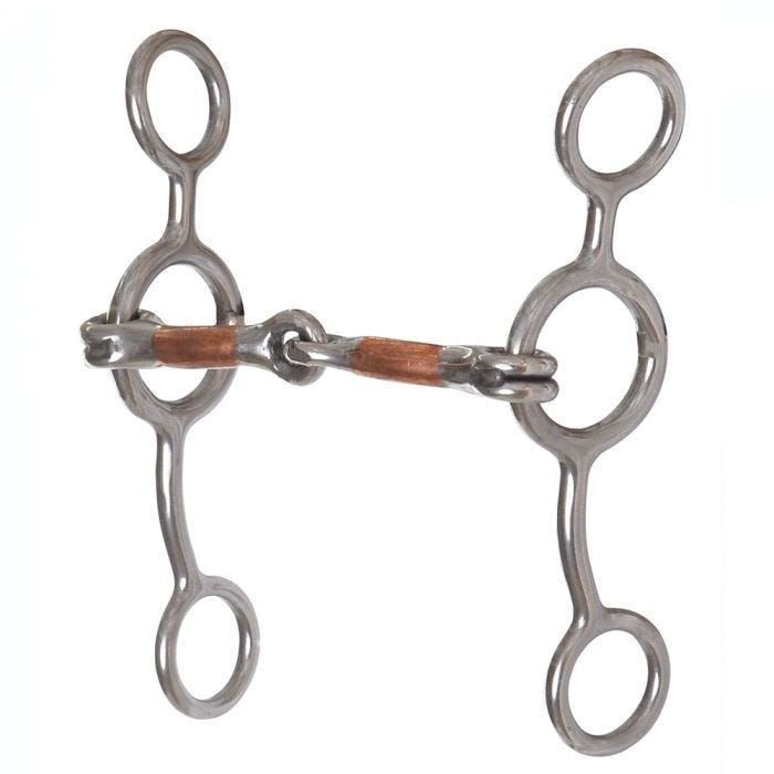 Reinsman Junior Cowhorse Bit, 3/8 in Dia x 3-1/2 in Mouth