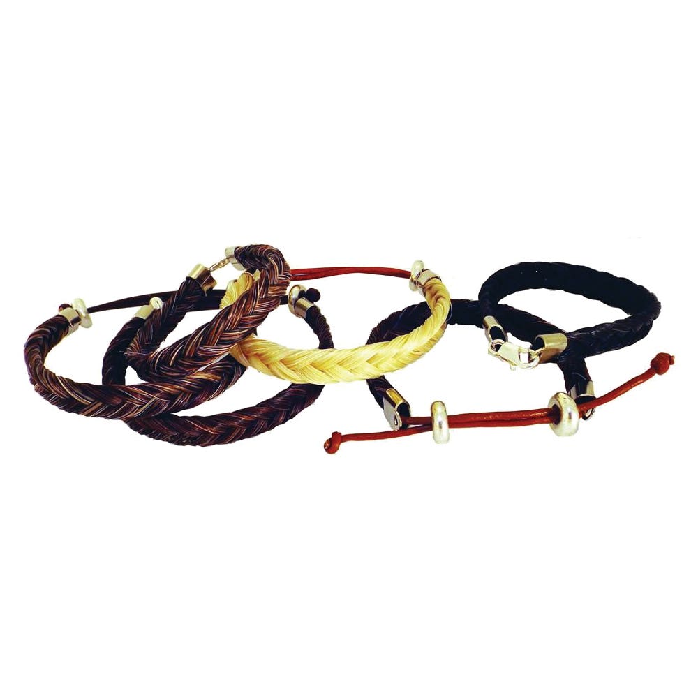 Cowboy Collectibles Prince Bracelet, Unisex, One-Size Fits All, Simple Braided, Horsehair