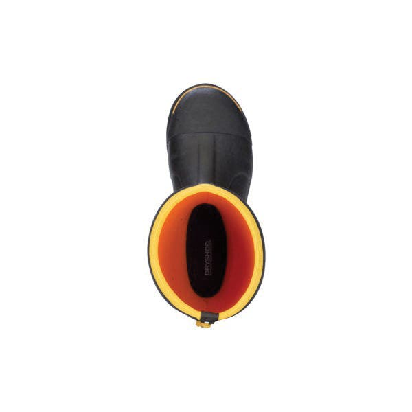 Dryshod West Protective Work Boots, 9, Black/Yellow, Rubber, Yes