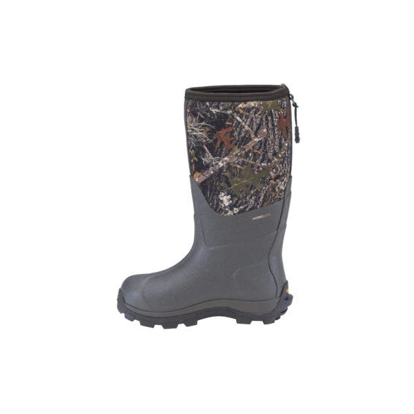 Dryshod West Arctic Storm Series Winter Boots, 2, Camo/Timber, Rubber, Insulated, -40 to 65 deg F