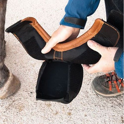 EasyCare Inc Easyboot Trail Original Hoof Boots, #4, Cordura Fabric/Leather, Black