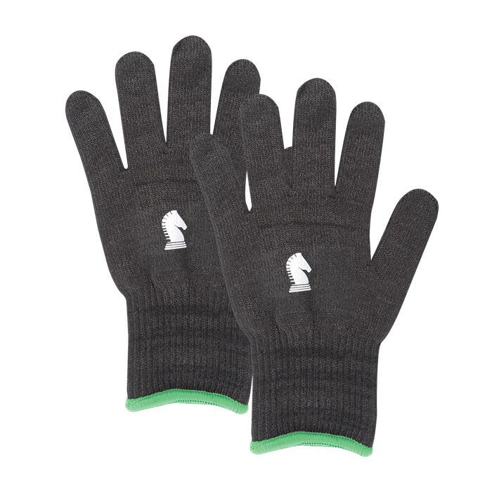 Classic Equine Barn Gloves, L, Black