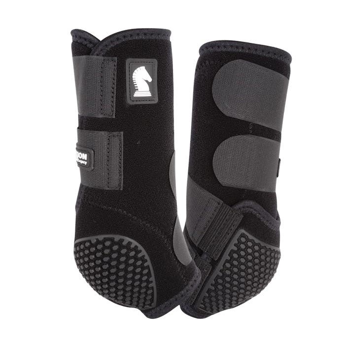 Classic Equine Flexion By Leagacy2 Support Boots, L, Neoprene, Black - 843131