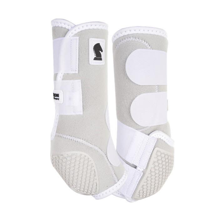 Classic Equine Support Boots, S, Neoprene, White - 843125