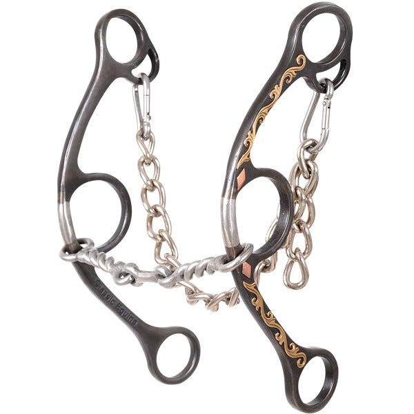 Classic Equine Horse Barrel Bit, 5 in Mouth