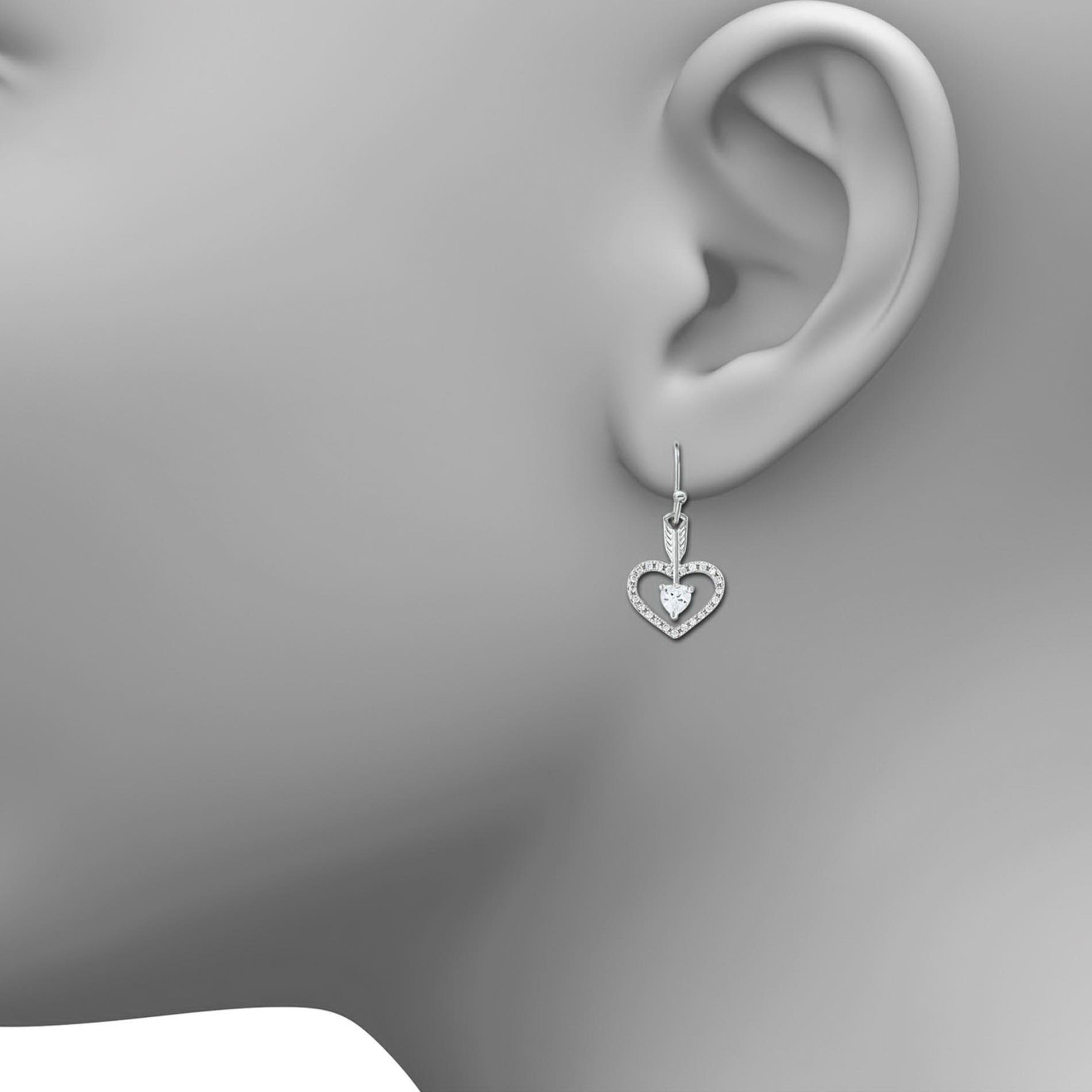Montana Silversmiths Straight to the Heart Arrow Earrings