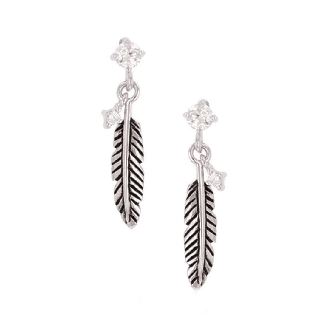 Montana Silversmiths Feather Whispers Earrings