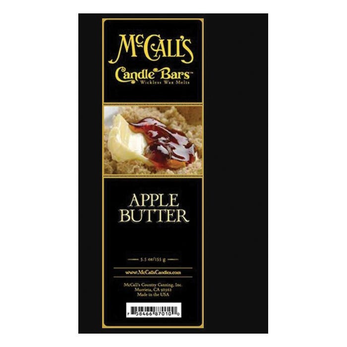 McCall's Candle Bars Series, Apple Butter, 5.5 oz