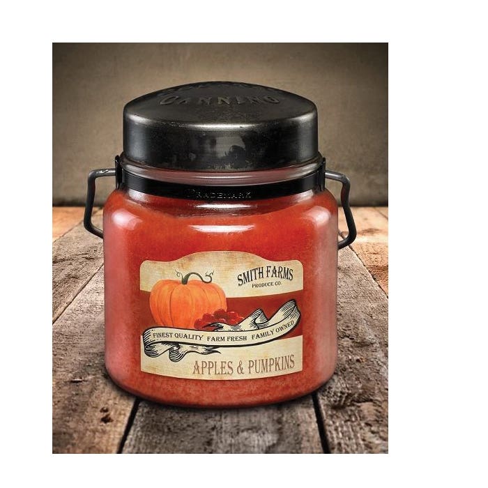 McCall's Classic Jar Candles, Apples and Pumpkins, 16 oz