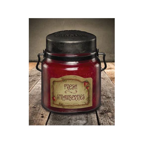 McCall's Classic Jar Candles, Fresh Strawberries, 16 oz