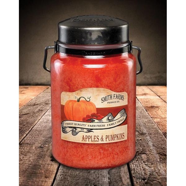 McCall's Classic Jar Candles, Apples and Pumpkins, 26 oz