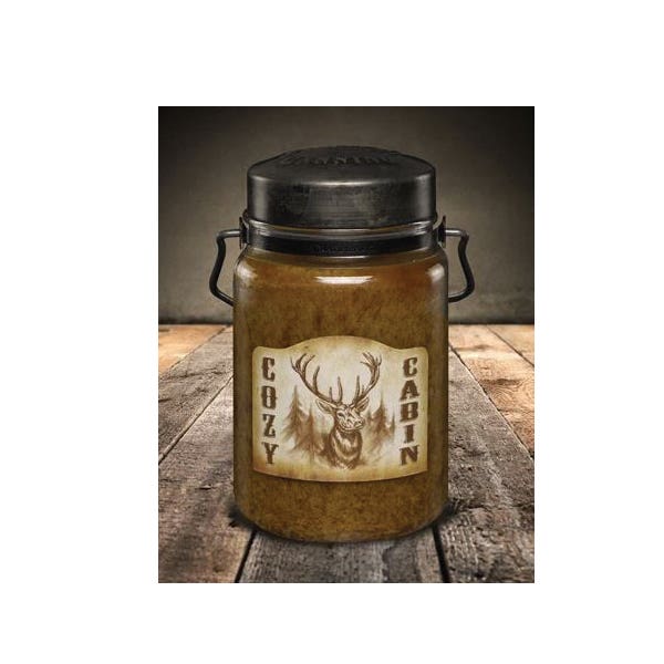 McCall's Classic Jar Candles, Cozy Cabin, 26 oz