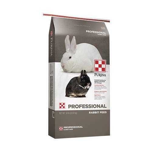 Purina Professional 3004903-206 Rabbit Feed, Pellet, 50 lb Bag