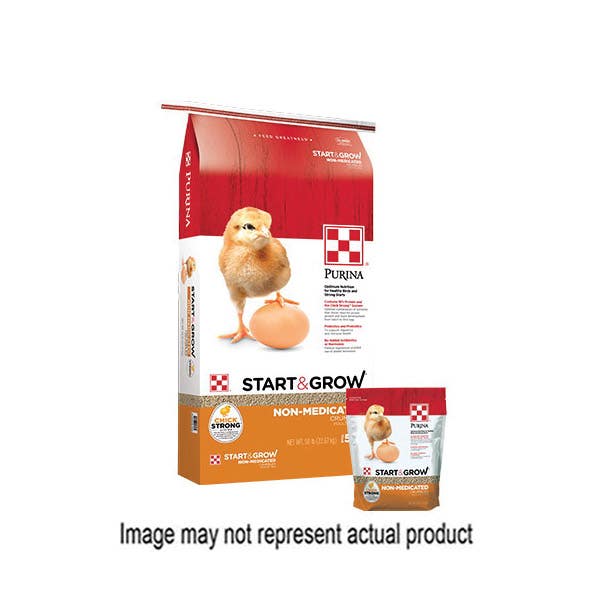 Land O'Lakes Start & Grow 3004800-306 Poultry Feed, Crumble, 50 lb Bag