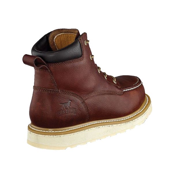 Irish Setter Ashby Series Work Boots, 10.5, D W, Brown, Leather