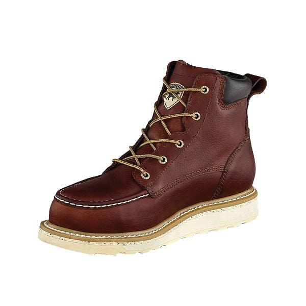 Irish Setter Ashby Series Work Boots, 10.5, D W, Brown, Leather