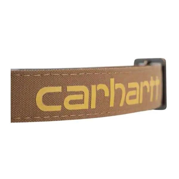 Carhartt Journeyman Dog Collar, 18 to 26 in Neck, Duck Canvas/Nylon, Brown