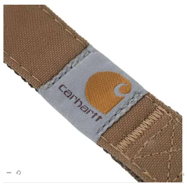 Carhartt Journeyman Dog Leash, 6 ft L, 1 in W, 2-Ply, Nylon Line, Brown/Dark Brown, L Breed