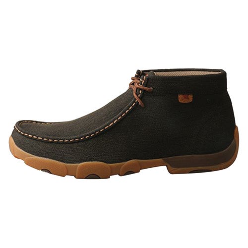Twisted X Shoes, 13, M W, Rubberized Brown, Leather, Lace