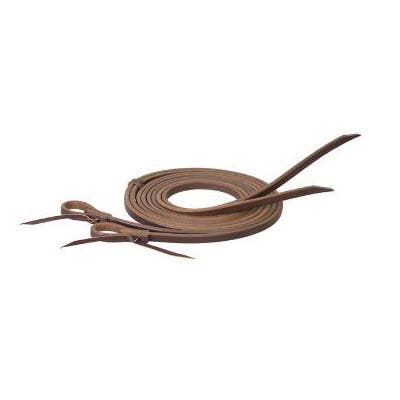 Weaver Leather Split Rein, 8 ft L, 3/4 in W, Harness Leather, Golden Chestnut