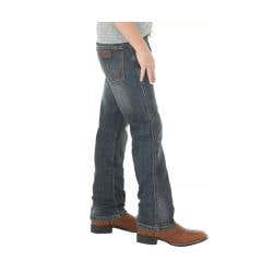 Wrangler Retro Series 88BWZBZ-9S Jeans, Boy's, 9, 22-1/2 to 24 in Waist, Bozeman, Slim, Straight Fit, Stretchable