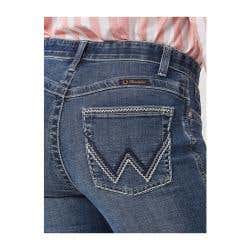 Wrangler Jeans, 5, 29 to 29-1/2 in Waist, 34 in L Inseam, Davis, Bootcut, Regular Fit, Stretchable
