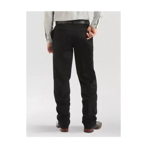 Wrangler Casuals Series 00096BK-42X32 Pants, 42 in, 42 to 43 in Waist, 32 in L Inseam, Black, Classic, Relaxed Fit