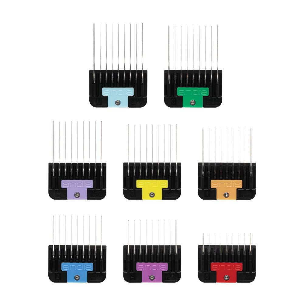 Andis Comb Set, Universal, Stainless Steel