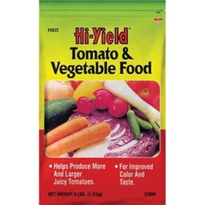Hi-Yield 32094 Tomato and Vegetable Food, 4 lb, Granular, 4-10-6 N-P-K Ratio