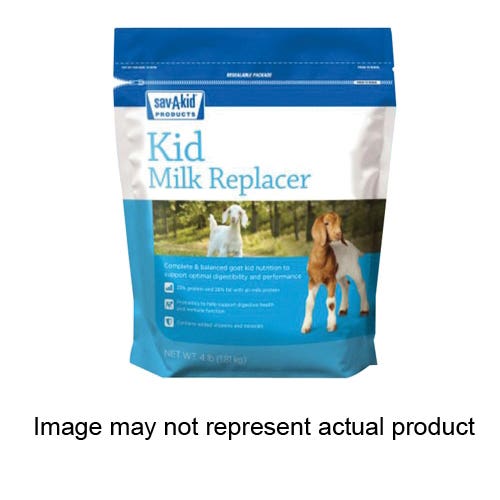 Sav-A-kid 01-7418-0215 Milk Replacer, Powder, 4 lb Pouch