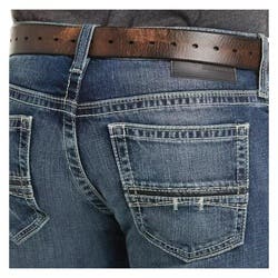 Ariat Coltrane M7 Rocker Series Jeans, 33 in, 34 in L, Silverton, Slim, Straight, Stretchable