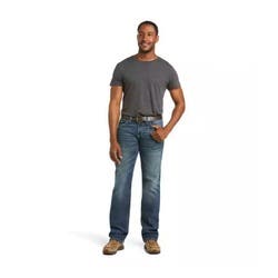 Ariat Coltrane M7 Rocker Series Jeans, 35 in, 36 in L, Silverton, Slim, Straight, Stretchable