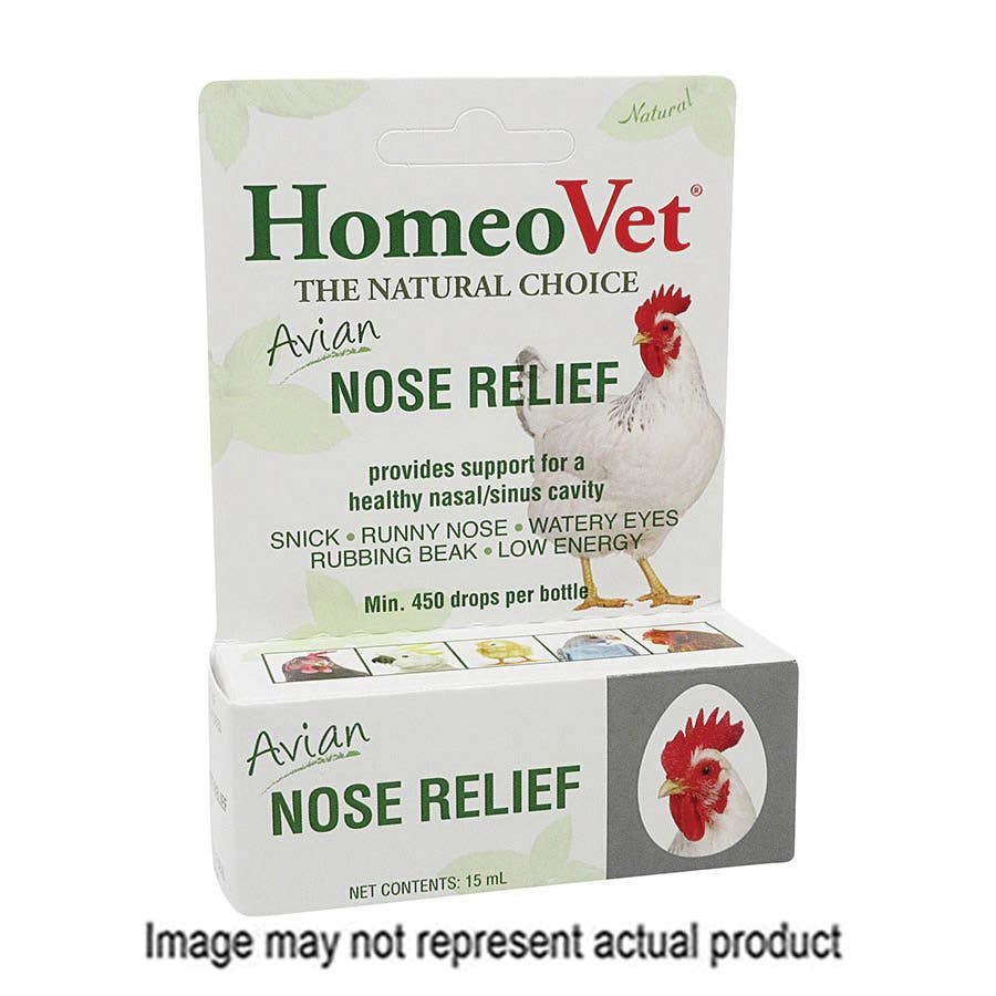 HomeoPet 15002-0 Avian Nose Relief, Liquid, 15 mL